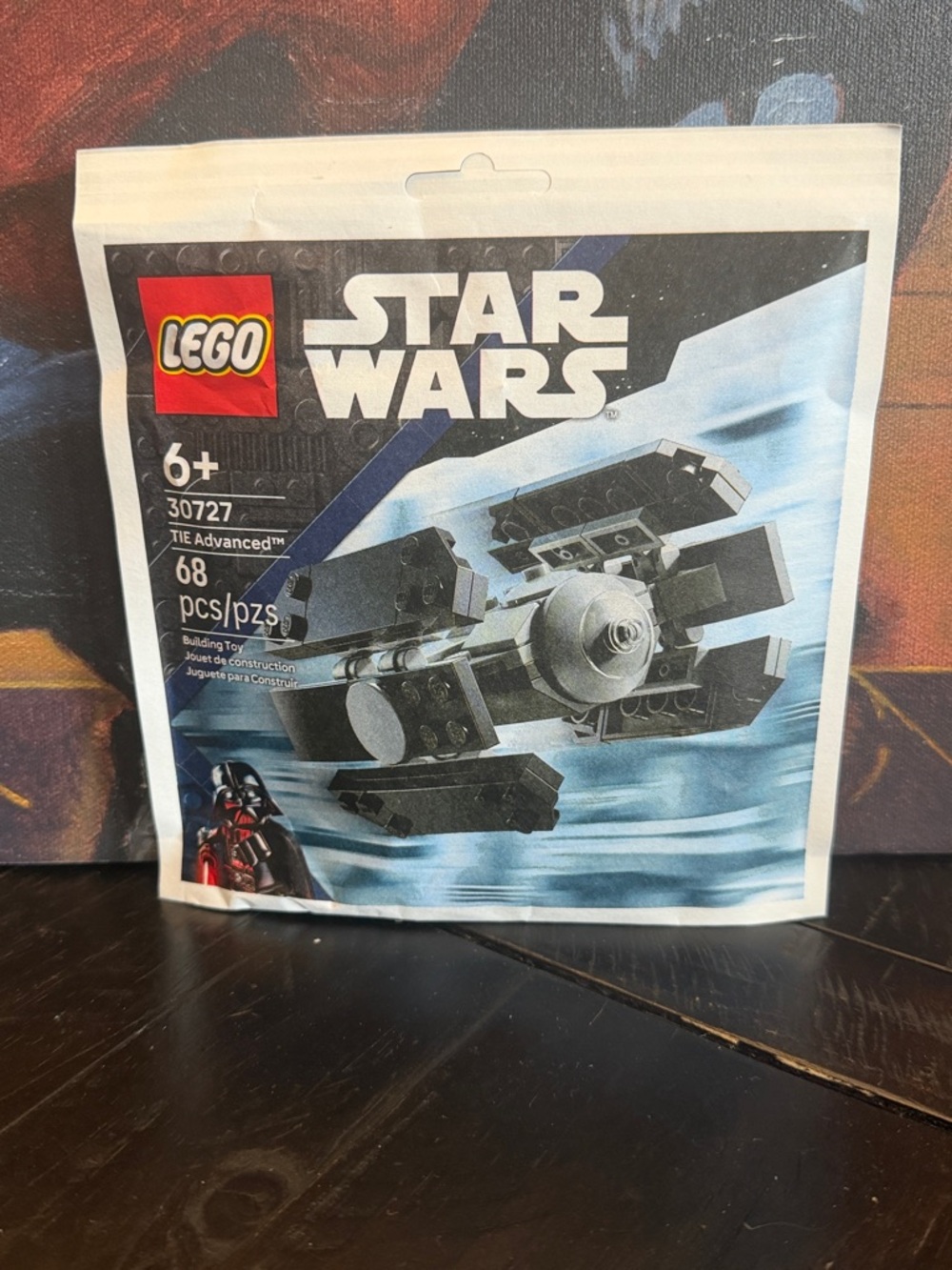 LEGO Disney Star Wars Black 6+ TIE Advanced 68 piece